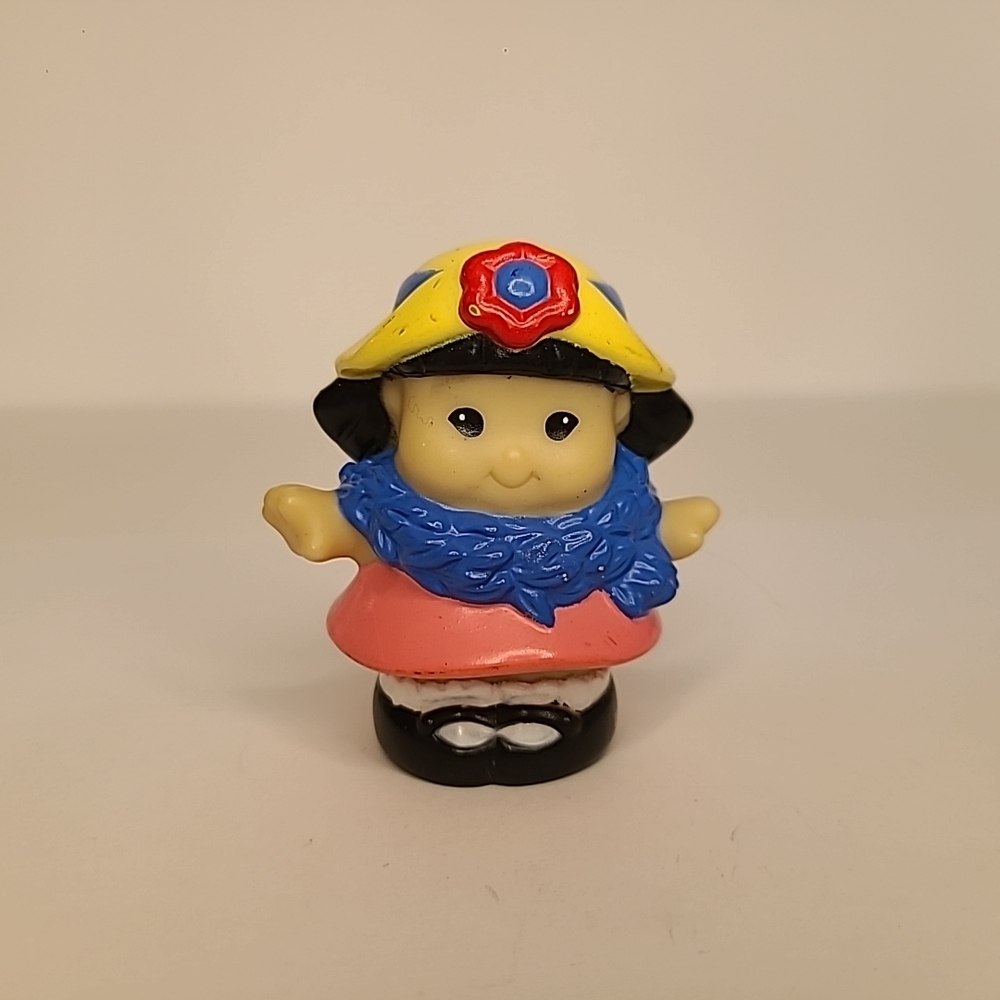 3/$15 Fisher Price Little People Tea Party Sonya with Blue Boa